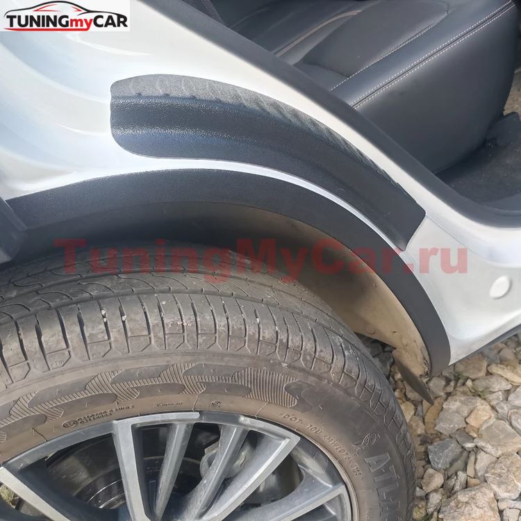 Накладки на внутренние части задних арок без скотча Chery Tiggo 8 2018-, Tiggo 8 Pro 2021-, Tiggo 8 Pro e+ 2021-, Tiggo 8 Pro Max 2022-